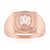Bague en argent et Morganite du Brésil