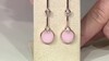Pendientes en plata con Ópalo rosa (KM by Juwelo)
