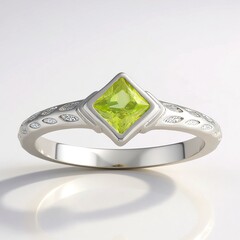 Anello in argento con Sfene