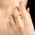 Bague en or et Diamant chocolat I2 (SUHANA)