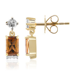 9K Tepetate Topaz Gold Earrings