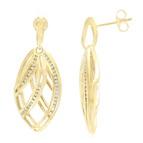 Zirkon-Silberohrringe