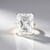 Anello in argento con Quarzo Bianco (Gems en Vogue)