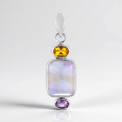 Ciondolo in argento con Ametrina