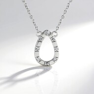 Collier en argent et Diamant I2 (I) (de Melo Essence)
