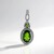Ciondolo in argento con Diopside Russo