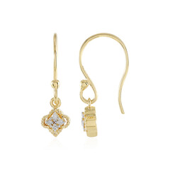 I2 (I) Diamond Silver Earrings