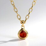 Collana in oro con Spessartina (CIRARI)