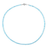 Collana in argento con Topazio Blu Cielo