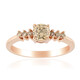 Gouden ring met een VS1 Argyle-Rose de France-Diamant (Annette)