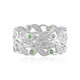 Bague en argent et Tsavorite de Tanzanie (de Melo)