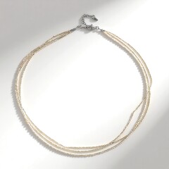Collana in argento con Topazio Bianco