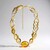 Collana in acciaio inossidabile con Ambra Baltica (dagen)