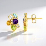Orecchini in argento con Ametista (de Melo Essence)