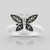 Anello in argento con Marcassite