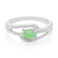 Bague en argent et Chrysoprase impériale