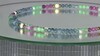 Collar al cuello en acero con Aguamarina de Brasil (Riya)