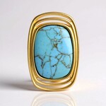 Ciondolo in argento con Turchese (dagen)
