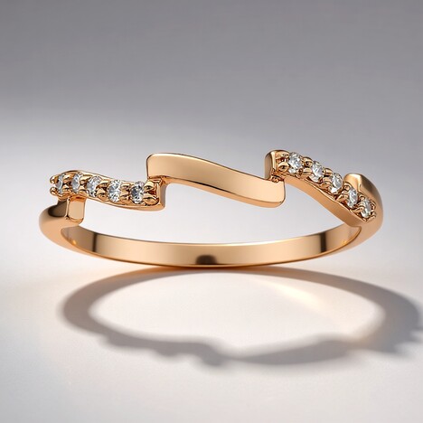 Anello in oro con Diamante Rose de France SI1 di Argyle (Annette)