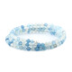 Bracciale in acciaio con Acquamarina Brasiliana (Riya)