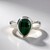 Parure in argento con Malachite