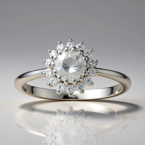 Anello in argento con Zircone