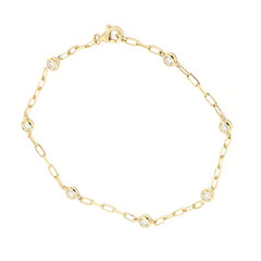 Brazalete en oro con Diamante I1 (H)  (CIRARI)