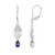 Pendientes en plata con Cianita de Nepal