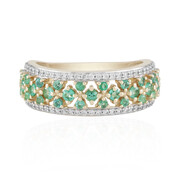 Sambia-Smaragd-Goldring