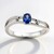 Anello in oro con Zaffiro Ceylon Blu (CIRARI)