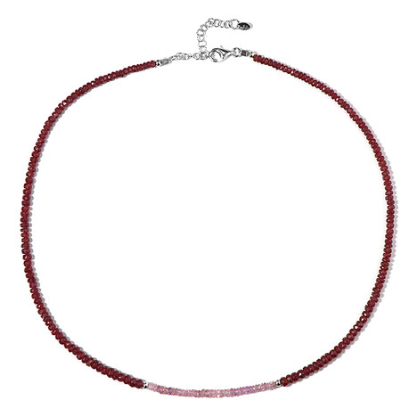 Edelstein-Silberhalskette