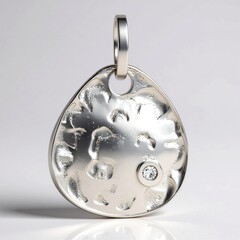 Ciondolo in argento con Diamante I1 (G) (Annette)