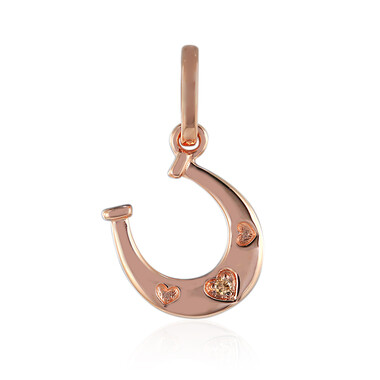 Ciondolo in oro con Diamante Rose de France SI1 di Argyle (Annette)