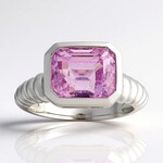 Anello in argento con Kunzite (Pallanova)