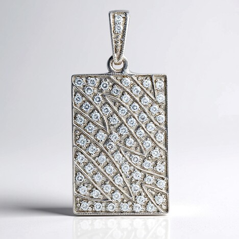 Ciondolo in argento con Zircone