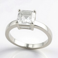 Anello in argento con Danburite