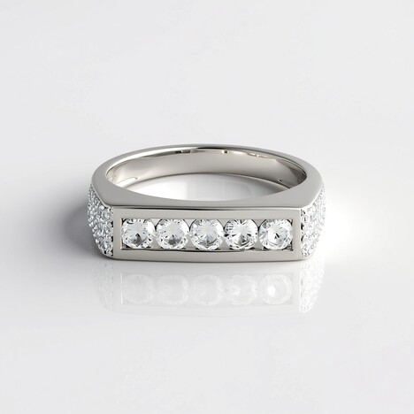 Anello in argento con Zircone (de Melo Essence)