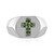 Zilveren ring met Russische diopsiedstenen
