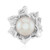 White Freshwater Pearl Silver Pendant (TPC)