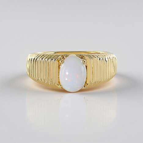 Anello in argento con Opale di Welo