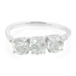 Anello in argento con Ametista Verde