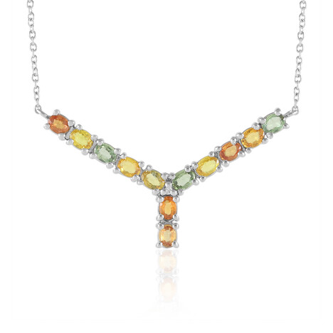 Collier en argent et Saphir