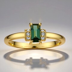 Anello in argento con Indicolite (Adela Silber)