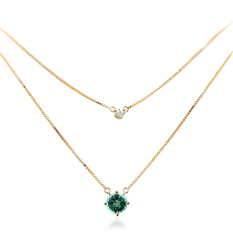 Collier en or et Emeraude de Muzo (de Melo)