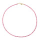 Collana in argento con Tormalina Rosa Nigeriana