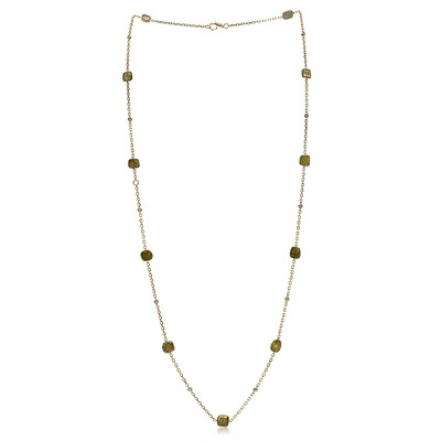 PK2 Fancy-Diamant-Goldhalskette (CIRARI)