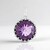 Ciondolo in argento con Fluorite Viola