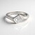 Anello in argento con Topazio Bianco