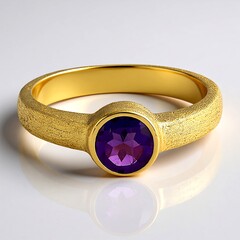 Anello in argento con Ametista