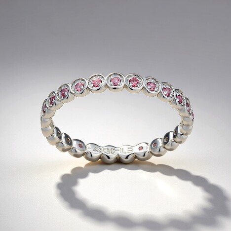 Anello in argento con Rodolite